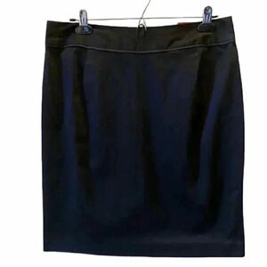 Mario Serrani Italy  Black Pencil Skirt Stretch Mini Size Medium NWT